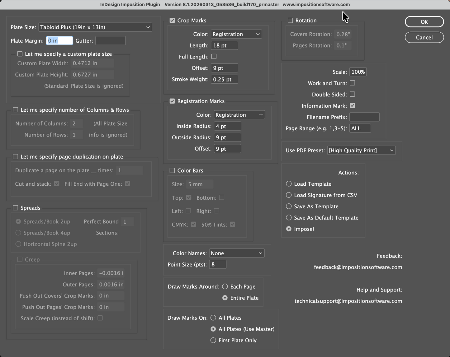 InDesign Imposition Plug-in