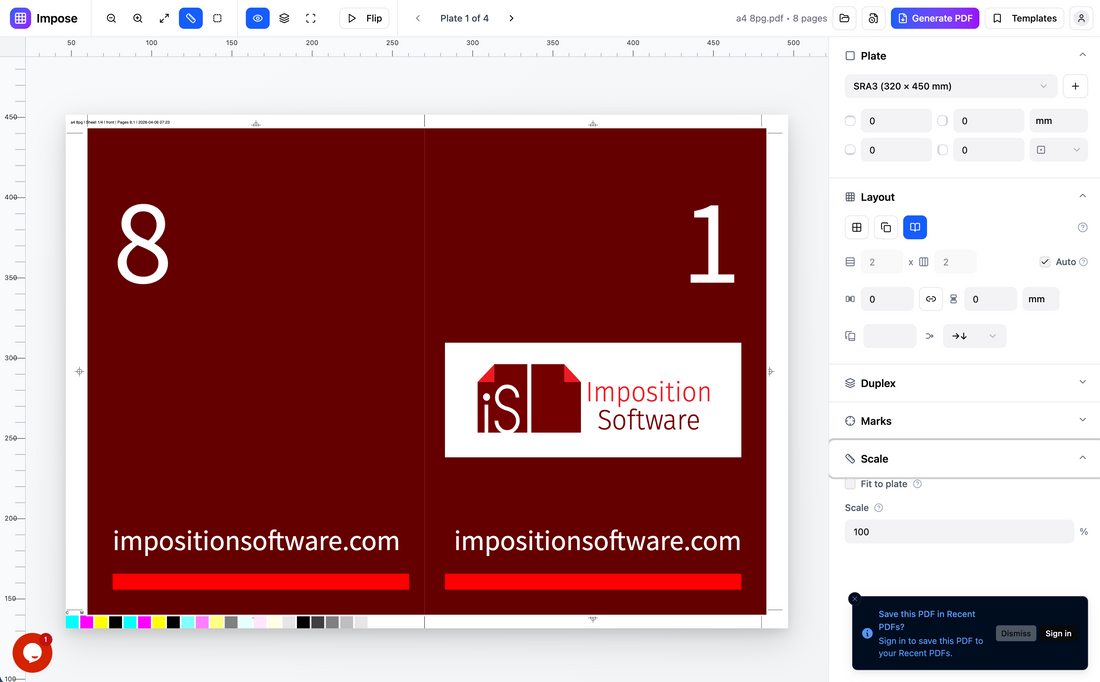 PDF Imposition Online in Seconds — No Install, No Complexity